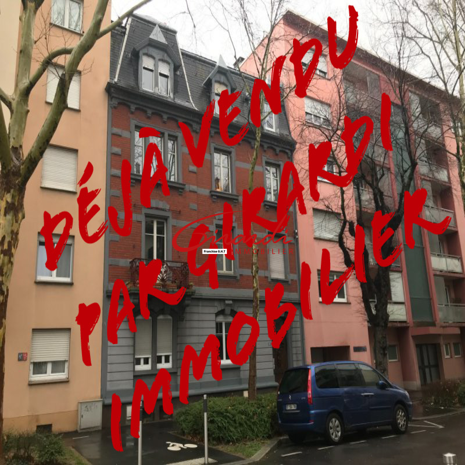 vente MULHOUSE LEFEBVRE, DANS PETITE COPROPRIÉTÉ 3 P 73 M2. 85000 E... FAIBLES CHARGES...